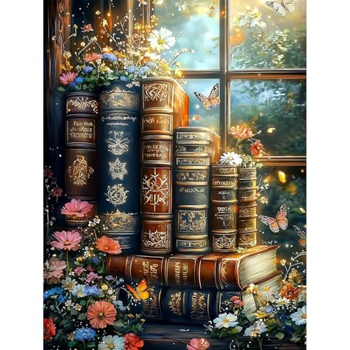Arttoplus Malen nach Zahlen Erwachsene Blumen- Flowers Painting by Numbers, Malen nach Zahlen für Geschenke und Home Wand Dekor 40x50 CM von Arttoplus