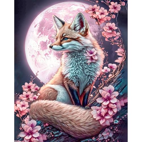 Arttoplus Malen nach Zahlen Kinder Fuchs ab 5 6 7 8- Malen nach Zahlen Tiere, Paint by Numbers Kids für Geschenke und Home Wand Dekor 40x50 CM von Arttoplus