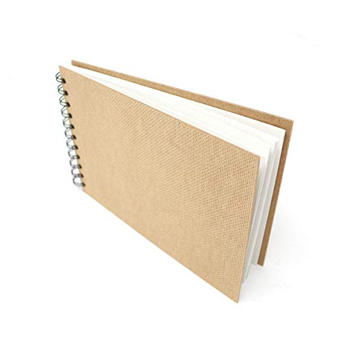 Artway Enviro - Spiralgebundenes A5-Skizzenbuch - Querformat - 70 Seiten/35 Blätter aus 170 gsm Recycling-Papier - 100 % Recycelt Skizzenbuch, Weiß Artway Enviro - Spiralgebundenes A5-Skizzenbuch - Querformat - 70 Seiten/35 Blätter aus 170 gsm Recycling-Papier - 100 % Recycelt Skizzenbuch, Weiß von ARTWAY