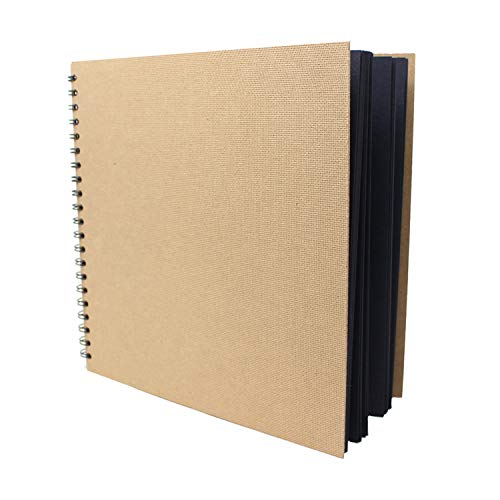Artway Enviro - Skizzenbuch mit Spiralbindung - groß & quadratisch - 100 % Recycling - Schwarzes Papier/Karton - 285 x 285 mm - 30 Blatt mit 270 g/m², Schwarz Artway Enviro - Skizzenbuch mit Spiralbindung - groß & quadratisch - 100 % Recycling - Schwarzes Papier/Karton - 285 x 285 mm - 30 Blatt mit 270 g/m², Schwarz von ARTWAY