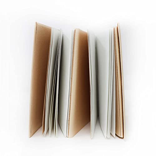 ARTWAY Tree Free Skizzenbuch/Notizbuch, Akkordeon, 16 x 12 cm, 120 g/m², weißes Baumwoll-Stoffpapier von ARTWAY
