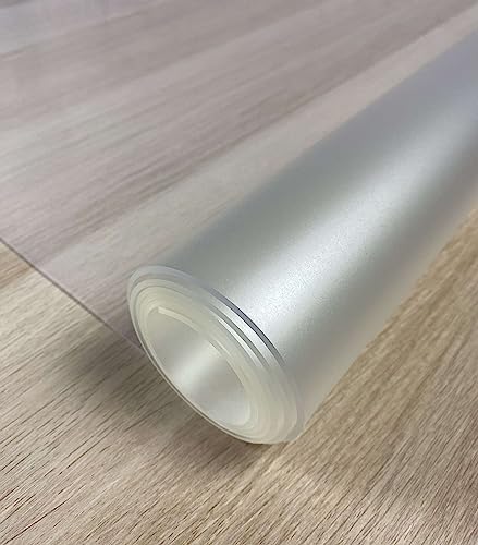 Artwelt Tischdecke Transparent Feinmattiert Tischfolie 2.0 mm Durchscheinend Weiche Tischschutzfolie für Glastische Glas und Polierte Oberflächen Premium Qualität Made in Germany (100cm X 100cm) von Artwelt