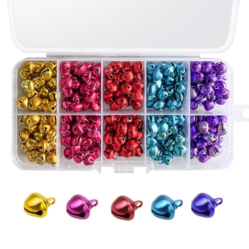 Aruicheng 300 Stück Glöckchen Glöckchen Zum Basteln Glocken Bunte Glocken Kleine Glocken Jingle Bells Für Schmuckherstellung Festival Dekoration Haustier 8mm Aruicheng 300 Stück Glöckchen Glöckchen Zum Basteln Glocken Bunte Glocken Kleine Glocken Jingle Bells Für Schmuckherstellung Festival Dekoration Haustier 8mm von Aruicheng