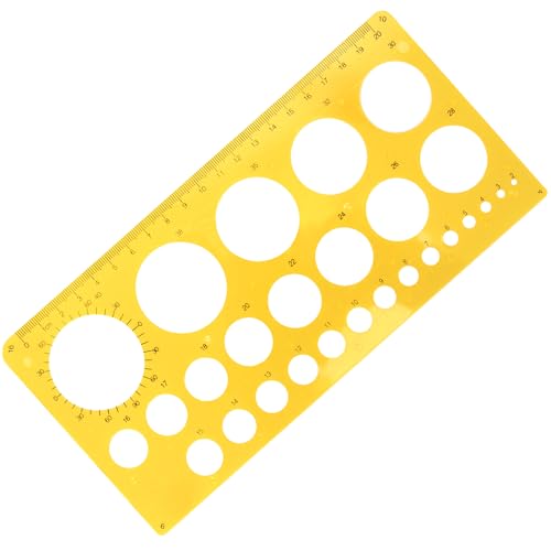 Aruicheng Kreisschablone zum Zeichnen Zeichenschablone Mit 36 Kreisen Mehrzweck Kreisschablone Kreislineal Messschablonen Circle Stencil für Büro Schule Gebäude Aruicheng Kreisschablone zum Zeichnen Zeichenschablone Mit 36 Kreisen Mehrzweck Kreisschablone Kreislineal Messschablonen Circle Stencil für Büro Schule Gebäude von Aruicheng