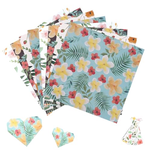 Origami Papier Bastelpapier Bunt Buntes Papiere 15x15 Buntpapier Zum Basteln Origamipapier Muster für Faltpapier Bunte Papiere Origami-Papier Bastel Paper Tonpapier Origami Paper für Craft Basteln von Aruicheng