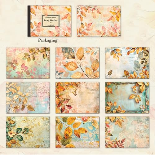 10 Bilder von jedem Typ, insgesamt 30 Stück insgesamt Leaf Notes Serie Scrapbook Vintage Motive Dekoratives Papier Journaling Supplies für die Herstellung von Junk Magazine Dekor Album (T64, 14x10cm) 10 Bilder von jedem Typ, insgesamt 30 Stück insgesamt Leaf Notes Serie Scrapbook Vintage Motive Dekoratives Papier Journaling Supplies für die Herstellung von Junk Magazine Dekor Album (T64, 14x10cm) von Aruieys