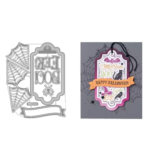 2025 Neue Weihnachtstag Klar Stempel Und Metall Schneiden Sterben Set, Für DIY Scrapbooking Handwerk Allerheiligen Geburtstag Grußkarte Feiertage (M3434-stempel und Stanzformen Set) von Aruieys