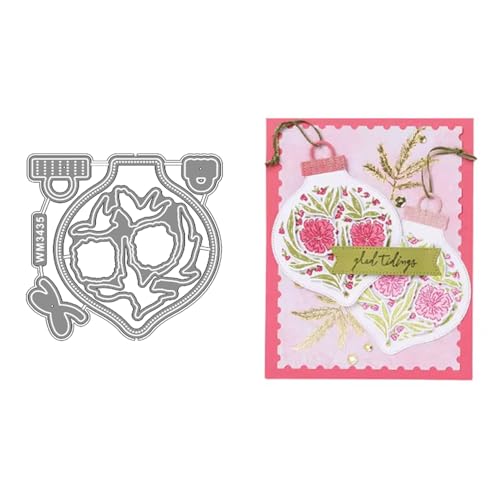 2025 Neue Weihnachtstag Klar Stempel Und Metall Schneiden Sterben Set, Für DIY Scrapbooking Handwerk Allerheiligen Geburtstag Grußkarte Feiertage (M3435-stempel und Stanzformen Set) von Aruieys