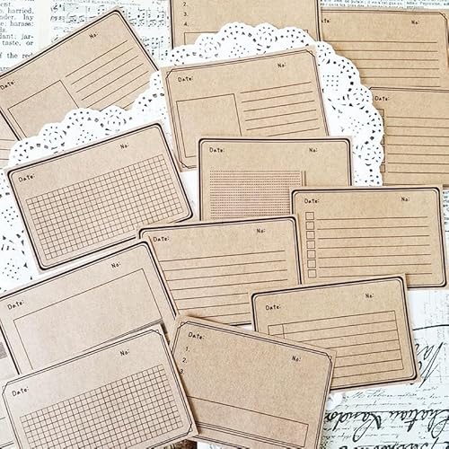 Aruieys Vintage Style Dekoratives Papier Journaling Supplies für Scrapbooking, Grußkarten & DIY-Projekte (T19-16 Stück, 9.2X12CM) von Aruieys