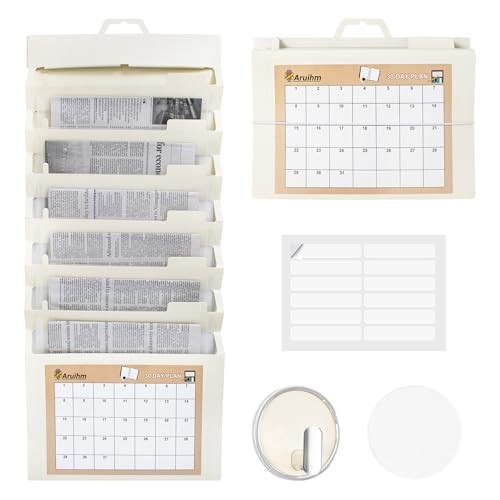 Erweiterbare Wand-Ärmelklappmappe-Ordner, Aruihm-Ordnerordner mit 6 abnehmbaren aufhängenden Taschen, mehrschichtiges A4-Dateispeichergerät, tragbarer und faltbarer Ordnerbeutel, Erweiterbare Wand-Ärmelklappmappe-Ordner, Aruihm-Ordnerordner mit 6 abnehmbaren aufhängenden Taschen, mehrschichtiges A4-Dateispeichergerät, tragbarer und faltbarer Ordnerbeutel, von Aruihm