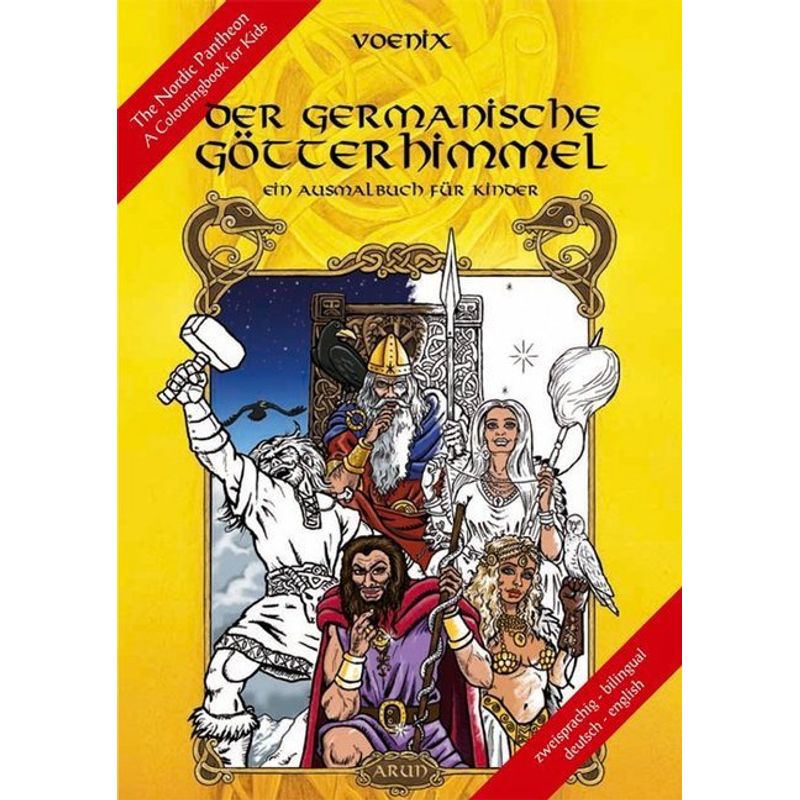 Der Germanische Götterhimmel - Ein Malbuch Für Kinder - Thomas Vömel, Kartoniert (TB) von Arun-Verlag