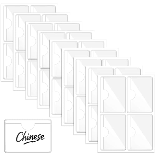 Arvoni 36 Stück Etikettenhalter, 10x6 cm Beschriftungsschilder, Etikettenhalter Selbstklebend Transparent, Visitenkartenhüllen Selbstklebend Wasserfest für Zuhause, Büro, Schule und Supermarktregalen Arvoni 36 Stück Etikettenhalter, 10x6 cm Beschriftungsschilder, Etikettenhalter Selbstklebend Transparent, Visitenkartenhüllen Selbstklebend Wasserfest für Zuhause, Büro, Schule und Supermarktregalen von Arvoni