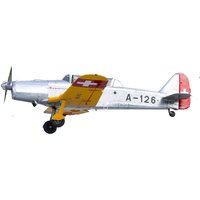 Pilatus P-2-05 A-126 Gelb/Aluminium (1949) von Arwico Collector Edition