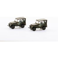 Set mit 2 Willys M38A1 Armee-Jeep von Arwico Collector Edition