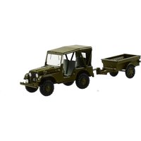Willys M38A1 Armee-Jeepmit Aebi Gelpw Anh 68 von Arwico Collector Edition