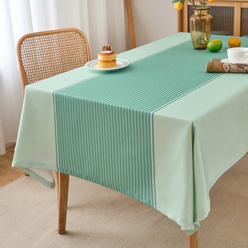 Gestreift Grün Outdoor Tischdecke Wetterfest 100 x 140 Modern Frühling Tischtuch Wasserabweisend Abwaschbar Fleckschutz Gartentischdecke Tischdecken für Geburtstag Party Hochzeit Garten Gestreift Grün Outdoor Tischdecke Wetterfest 100 x 140 Modern Frühling Tischtuch Wasserabweisend Abwaschbar Fleckschutz Gartentischdecke Tischdecken für Geburtstag Party Hochzeit Garten von Arwllzz