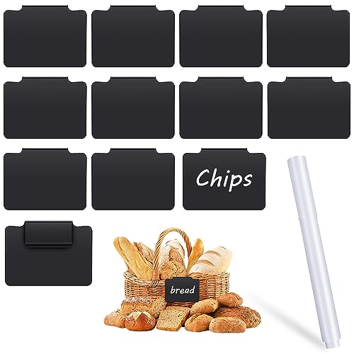12PCS Kunststoff-Korb-Etiketten-Clip, Etiketten für Aufbewahrungsbehälter, abnehmbare Korb-Kreidetafel-Etiketten für Küchen-Aufbewahrungsbehälter Clip-Etikettenhalter mit Kreide-Marker 12PCS Kunststoff-Korb-Etiketten-Clip, Etiketten für Aufbewahrungsbehälter, abnehmbare Korb-Kreidetafel-Etiketten für Küchen-Aufbewahrungsbehälter Clip-Etikettenhalter mit Kreide-Marker von Asaisimg