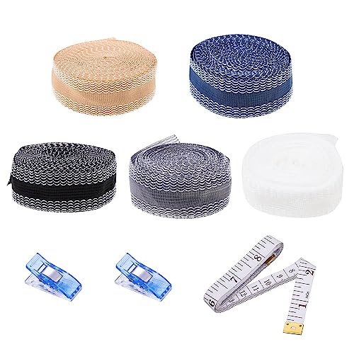 Asaisimg 15 Meter Saumband für Hosen, Bügelfreies Hosensaumband, waschbares selbstklebendes Bügelsaumband für Kleidung, aufbügelbares Stoffband für Anzug, Jeans, Hose, Rock, DIY-Nähzubehör Asaisimg 15 Meter Saumband für Hosen, Bügelfreies Hosensaumband, waschbares selbstklebendes Bügelsaumband für Kleidung, aufbügelbares Stoffband für Anzug, Jeans, Hose, Rock, DIY-Nähzubehör von Asaisimg