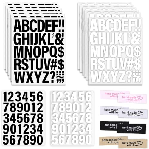 Asaisimg Buchstaben und Zahlen zum Aufbügeln, mit 8 Etiketten, 5,1 cm Vinyl-Buchstaben für Kleidung, Wärmeübertragungs-Buchstaben mit A-Z, PU-Alphabet-Aufkleber, Buchstaben zum Aufbügeln, 14 Blatt, Asaisimg Buchstaben und Zahlen zum Aufbügeln, mit 8 Etiketten, 5,1 cm Vinyl-Buchstaben für Kleidung, Wärmeübertragungs-Buchstaben mit A-Z, PU-Alphabet-Aufkleber, Buchstaben zum Aufbügeln, 14 Blatt, von Asaisimg