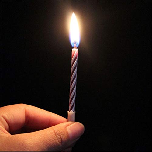 Kerzen, die nicht ausgeblasen werden können! 20pcs Lustige Zaubertrick -Relighting -Kerzen, Kuchentricks und Dekorationen Trick Kerze für Kinder und Erwachsene von Asarly