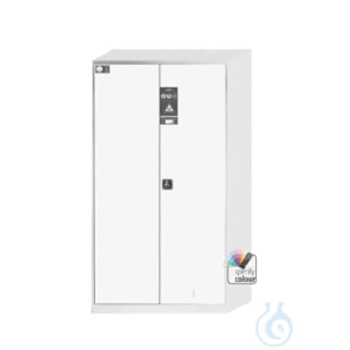 Asecos CS-Classic-F Chemikalienschrank mit Typ-30-Sicherheitsbox, Flügeltüren und ZylinderschlossAnthrazitgrau/Lichtgrau, 1055mm Breite, 520mm Tiefe, 1950mm Höhe Asecos CS-Classic-F Chemikalienschrank mit Typ-30-Sicherheitsbox, Flügeltüren und ZylinderschlossAnthrazitgrau/Lichtgrau, 1055mm Breite, 520mm Tiefe, 1950mm Höhe von Asecos