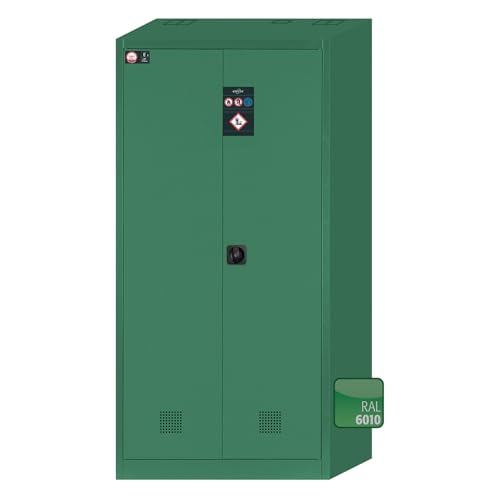 Asecos E-PSM PSM-Schrank Pflanzenschutzmittelschrank ÜHP-Ausstattung mit Flügeltüren und ZylinderschlossTürkisgrün, 950mm Breite, 500mm Tiefe, 1935mm Höhe Asecos E-PSM PSM-Schrank Pflanzenschutzmittelschrank ÜHP-Ausstattung mit Flügeltüren und ZylinderschlossTürkisgrün, 950mm Breite, 500mm Tiefe, 1935mm Höhe von Asecos