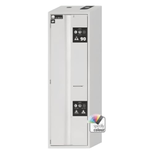 Asecos K-Phoenix-90 Sicherheitsschrank mit Horizontaler Mitteltrennwand, Falttür, Türfeststellanlage Türanschlag Links, Lichtgrau, 596mm Breite, 616mm Tiefe, 1968mm Höhe Asecos K-Phoenix-90 Sicherheitsschrank mit Horizontaler Mitteltrennwand, Falttür, Türfeststellanlage Türanschlag Links, Lichtgrau, 596mm Breite, 616mm Tiefe, 1968mm Höhe von Asecos