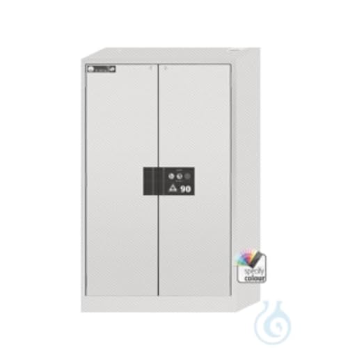 Asecos Q-Classic-90 Sicherheitsschrank mit Flügeltüren, Profilzylinderschließung und Schließstandanzeige, Anthrazitgrau, 1193mm Breite, 615mm Tiefe, 1953mm Höhe Asecos Q-Classic-90 Sicherheitsschrank mit Flügeltüren, Profilzylinderschließung und Schließstandanzeige, Anthrazitgrau, 1193mm Breite, 615mm Tiefe, 1953mm Höhe von Asecos
