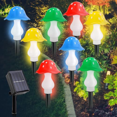 Asfrode 8 Stück Pilze Solarlampen für außen Garten, Solar Lichterkette Aussen wasserdichte Gartenleuchte Solarleuchten Gartendeko für Außen Draußen Balkon Terrassen Ostern Asfrode 8 Stück Pilze Solarlampen für außen Garten, Solar Lichterkette Aussen wasserdichte Gartenleuchte Solarleuchten Gartendeko für Außen Draußen Balkon Terrassen Ostern von Asfrode