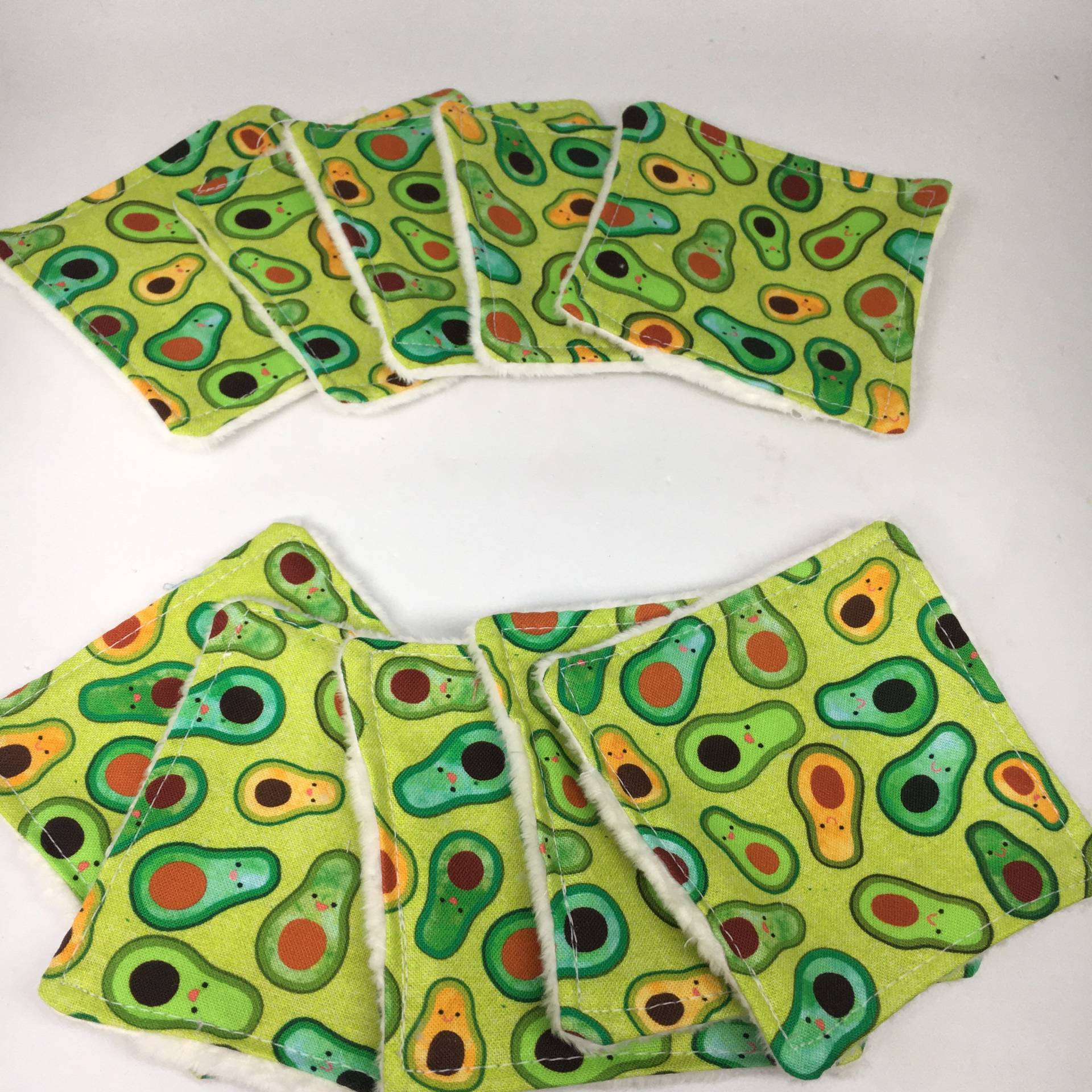 Wiederverwendbare Tücher, Make-Up, Pads, Öko, Waschbare Wattepads, Baby, Körperpflege, Make-Up-Entfernung, Grün, Schönheit, Zero Waste Wiederverwendbare Tücher, Make-Up, Pads, Öko, Waschbare Wattepads, Baby, Körperpflege, Make-Up-Entfernung, Grün, Schönheit, Zero Waste von AshgateCrafts
