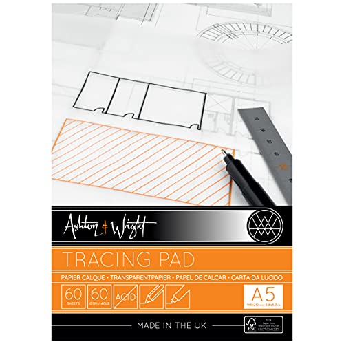 Ashton and Wright - A5 Transparentblock, 60 g/m², 60 Blatt Ashton and Wright - A5 Transparentblock, 60 g/m², 60 Blatt von Ashton and Wright