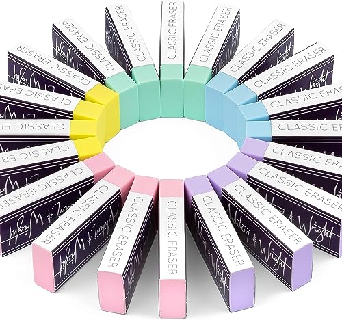 Ashton and Wright - Klassischer Radiergummi – latexfreier Kunststoffgummi (Pastel Tones, Pack of 20) Ashton and Wright - Klassischer Radiergummi – latexfreier Kunststoffgummi (Pastel Tones, Pack of 20) von Ashton and Wright