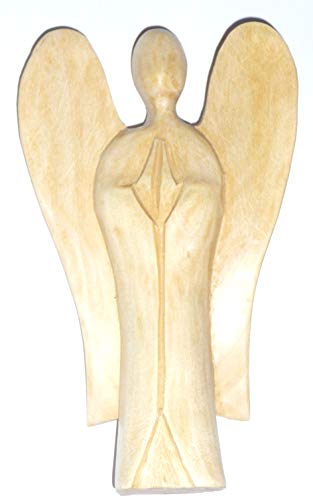 Schutzengel aus Holz Holzfigur Figur Skulptur 10cm von Asia Design