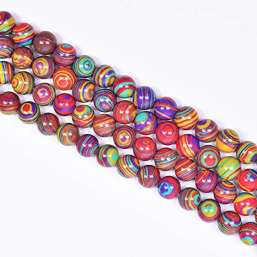 Asingeloo 6 mm synthetische Malachit-Perlen, natürliche lose Perlen für die Schmuckherstellung, 38,1 cm große Edelstein-DIY-Perlen Asingeloo 6 mm synthetische Malachit-Perlen, natürliche lose Perlen für die Schmuckherstellung, 38,1 cm große Edelstein-DIY-Perlen von Asingeloo