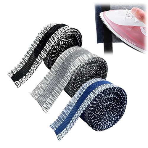 3 Stück Saumband Zum Aufbügeln Waschfest 3 M Bügelband Hose Kürzen Hosen Kürzen Ohne Nähen Saumband Selbstklebend Nahtband Zum Aufbügeln Bügelsaumband Bügelband Für Vorhänge Geeignet Für Kleidung 3 Stück Saumband Zum Aufbügeln Waschfest 3 M Bügelband Hose Kürzen Hosen Kürzen Ohne Nähen Saumband Selbstklebend Nahtband Zum Aufbügeln Bügelsaumband Bügelband Für Vorhänge Geeignet Für Kleidung von Asitanie