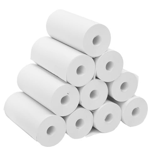10 Rollen Instant Camera Nachfüllpapier, 57x25mm Instant -Druckpapier, Thermpapier für Kinderkamera Sofortdruck, Kompatibel mit den Meisten Sofortigen Druckkameras, 720pcs von Asixxsix