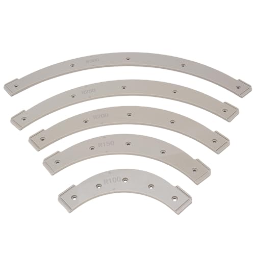 Asixxsix 5pcs Round Corner Radius -Vorlagen, Plastikrouter -Schablone für Holzbearbeitung mit Abnehmbarem Lichtbogen -Schneidassistent, R100 R150 R200 R250 R300 Asixxsix 5pcs Round Corner Radius -Vorlagen, Plastikrouter -Schablone für Holzbearbeitung mit Abnehmbarem Lichtbogen -Schneidassistent, R100 R150 R200 R250 R300 von Asixxsix