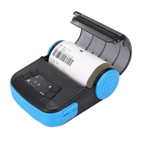 Asixxsix Thermo -Etikettdrucker, Drahtloser Bluetooth -Versandetikettdrucker für Versandpakete und Kleinunternehmen, Zuhause, Büro, Support Bis zu 8 Geräte, 80 Mm für Quittungs Asixxsix Thermo -Etikettdrucker, Drahtloser Bluetooth -Versandetikettdrucker für Versandpakete und Kleinunternehmen, Zuhause, Büro, Support Bis zu 8 Geräte, 80 Mm für Quittungs von Asixxsix