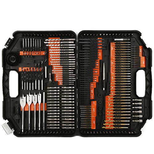 Bohrbitset, 246 Teile Bohrer und Treiberset, Schraubendreherbits Set Combo Kit Drill Driver Bits Set, für Holz, Metall, Mauerwerk, Zement,in Organisiertem Tragetaschen Bohrbitset, 246 Teile Bohrer und Treiberset, Schraubendreherbits Set Combo Kit Drill Driver Bits Set, für Holz, Metall, Mauerwerk, Zement,in Organisiertem Tragetaschen von Asixxsix
