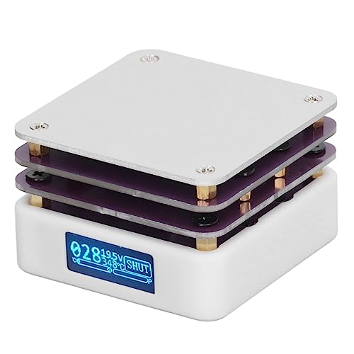 Heizplatten-Lötstation, 65 W, 20 V, PCB-SMD-Vorwärm-Lötstation mit OLED-Display, Mini-Smart-Thermostat-Heizlötplatte für Elektronische Reparatur, DIY-Labor von Asixxsix