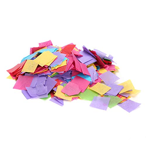 Papier Konfetti, Konfetti, quadratische farbige Konfetti Hochzeitsdekore DIY Dekoration für Geburtstagsfeier Geschenkfüllung von Asixxsix