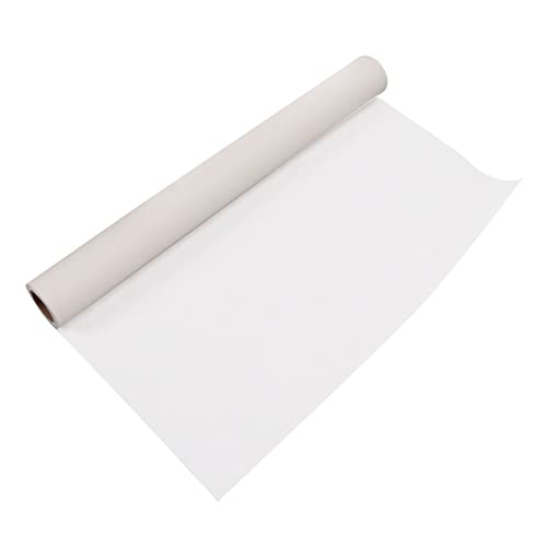 Pauspapierrolle, 45,7 cm breit, weiß, hochtransparent, klar, Tintenabsorption, Musterpapier, Skizzen- und Nachverfolgungsrolle zum Zeichnen von Papier, Nähmustern, Skizzieren (46m / 150.9ft) von Asixxsix