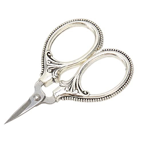 Asixxsix Stickschere, 4,3 X 6,1 cm, Mini-Schere, Edelstahl, Näh- und Bastelschere mit Eisenbox, Vintage-Stickschere, Kleine Nähschere für Bastelarbeiten, Kunstwerke Asixxsix Stickschere, 4,3 X 6,1 cm, Mini-Schere, Edelstahl, Näh- und Bastelschere mit Eisenbox, Vintage-Stickschere, Kleine Nähschere für Bastelarbeiten, Kunstwerke von Asixxsix