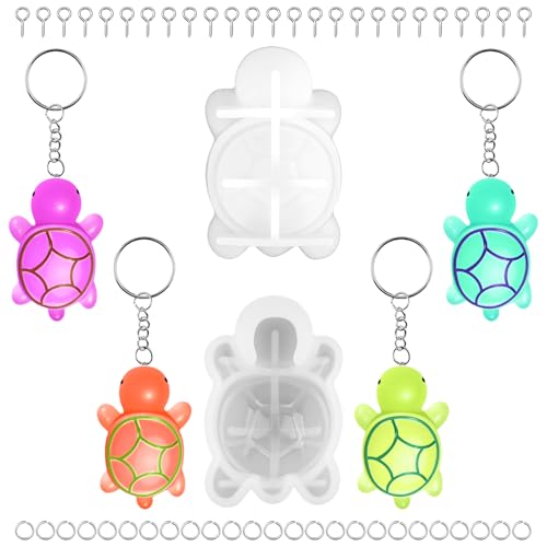 1 Set kleine Schildkröten-Silikonformen, niedliche Mini-Schildkrötenform, Harz-Silikonformen, 3D-Tier-Silikonform für Epoxidharz, Tierschildkrötenformen, Schlüsselring-Zubehör 1 Set kleine Schildkröten-Silikonformen, niedliche Mini-Schildkrötenform, Harz-Silikonformen, 3D-Tier-Silikonform für Epoxidharz, Tierschildkrötenformen, Schlüsselring-Zubehör von Asofelk