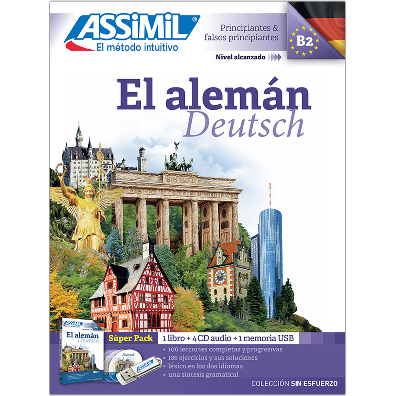 Assimil El Alemán / Assimil El Alemán - Deutschkurs In Spanischer Sprache, Lehrbuch + 4 Audio-Cds + Mp3-Audiodateien Auf Usb-Stick, Kartoniert (TB) von Assimil-Verlag