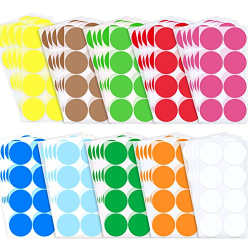 Aster 400 Stück Bunte Punke Aufkleber, 5 cm Selbstklebende Farbige Punkten 10 Farben Farbkodierung Etiketten, Runde Punktaufkleber für Klassenzimmer Büro Zuhause Codierung Organisation Aster 400 Stück Bunte Punke Aufkleber, 5 cm Selbstklebende Farbige Punkten 10 Farben Farbkodierung Etiketten, Runde Punktaufkleber für Klassenzimmer Büro Zuhause Codierung Organisation von ASTER
