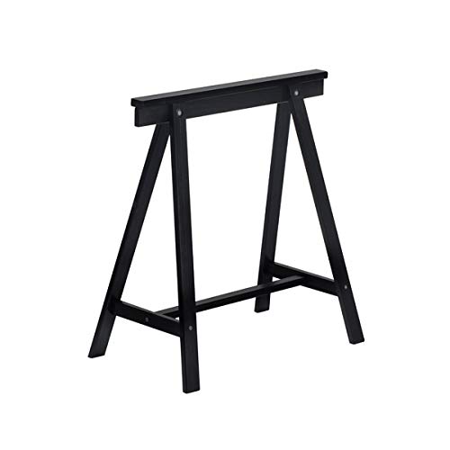 Deco Staffelei schwarz aus massivem Kiefernholz (72 x 70 x 41 cm) von Astigarraga