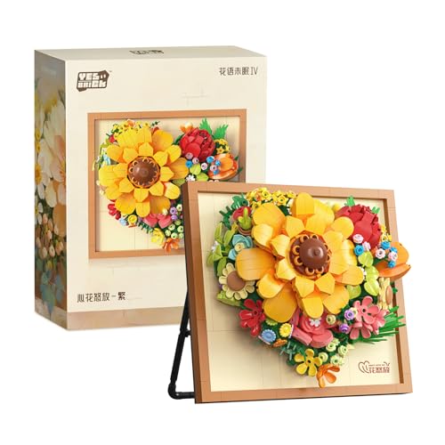 Astrevo Sonnenblumen baustein Blume Kunst Ornamente Modell 2177 von Astrevo