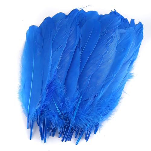 DIY Bunte Dekorative Federn,Asudaro 50 Stück Sortiert Natürliche Federn Bastelzubehör Federn Farbige Dekorative Federn für Hochzeiten, Anträge, Geburtstage, Shows,15-20CM Dunkelblau DIY Bunte Dekorative Federn,Asudaro 50 Stück Sortiert Natürliche Federn Bastelzubehör Federn Farbige Dekorative Federn für Hochzeiten, Anträge, Geburtstage, Shows,15-20CM Dunkelblau von Asudaro