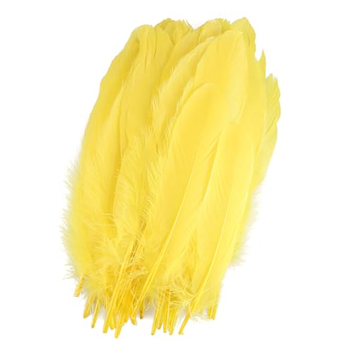 DIY Bunte Dekorative Federn,Asudaro 50 Stück Sortiert Natürliche Federn Bastelzubehör Federn Farbige Dekorative Federn für Hochzeiten, Anträge, Geburtstage, Shows,15-20CM Gelb DIY Bunte Dekorative Federn,Asudaro 50 Stück Sortiert Natürliche Federn Bastelzubehör Federn Farbige Dekorative Federn für Hochzeiten, Anträge, Geburtstage, Shows,15-20CM Gelb von Asudaro